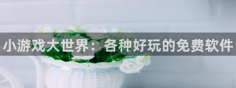小游戏大世界：各种好玩的免费软件